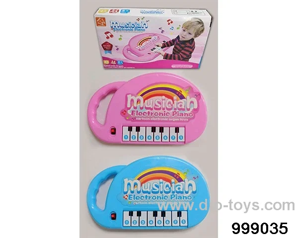 Cartoon electronic organ in color box