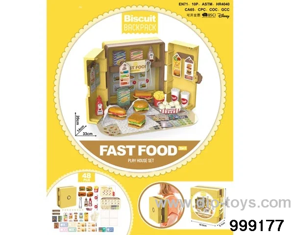 48pcs fast food backpack