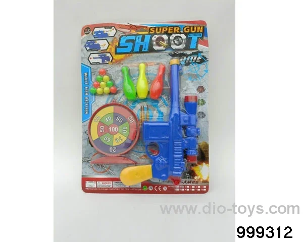 Ping-pong gun set