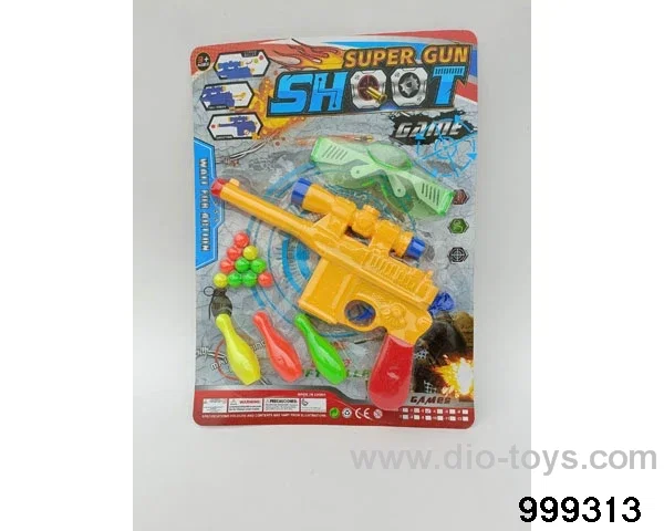 Ping-pong gun set