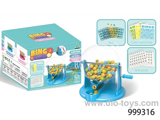75 numbers bing game in color box