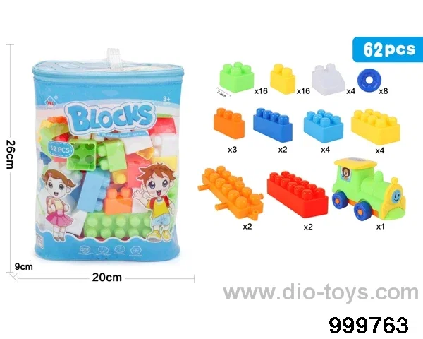 62pcs building block