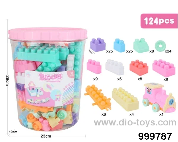 124pcs building block