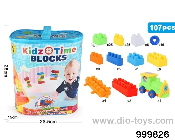 107pcs building block
