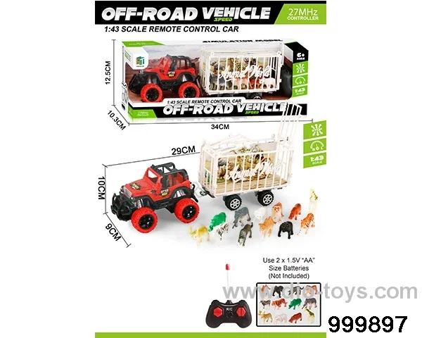 RC car in window box