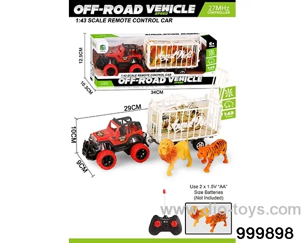 RC car in window box