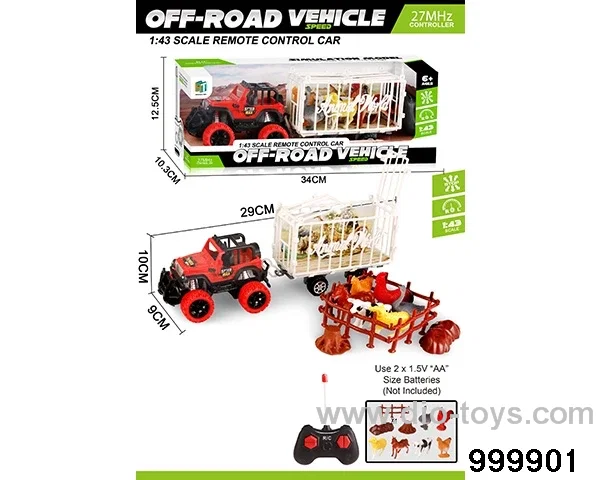 RC car in window box