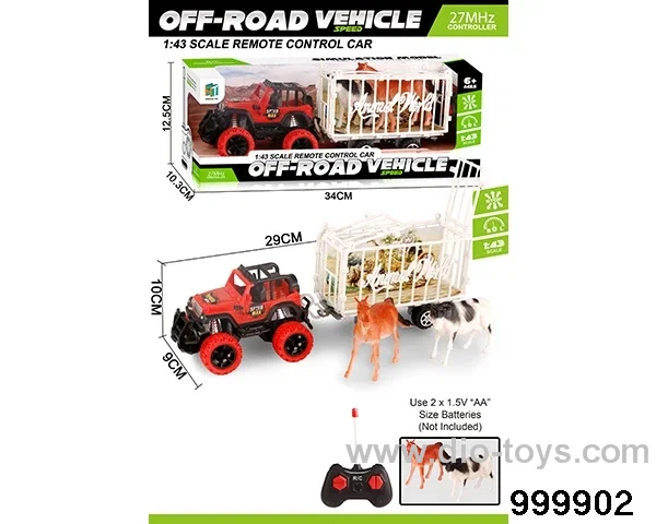 RC car in window box