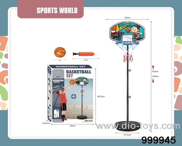 Simulation basketball table set