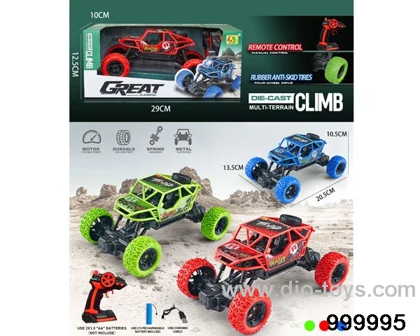 1:18 rc alloy climbing car/include battery